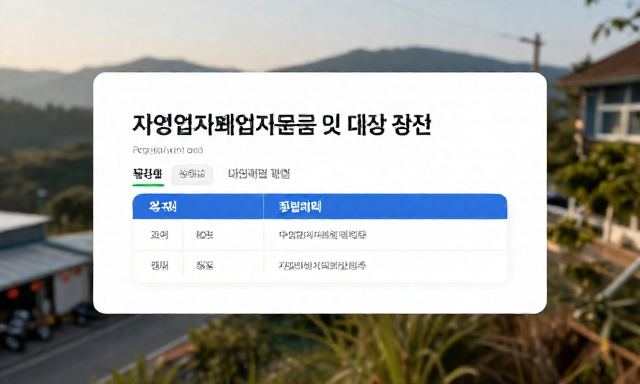 자영업자폐업지원금 관련 이미지 - 자영업자폐업지원금 신청 방법 및 대상 조건 총정리