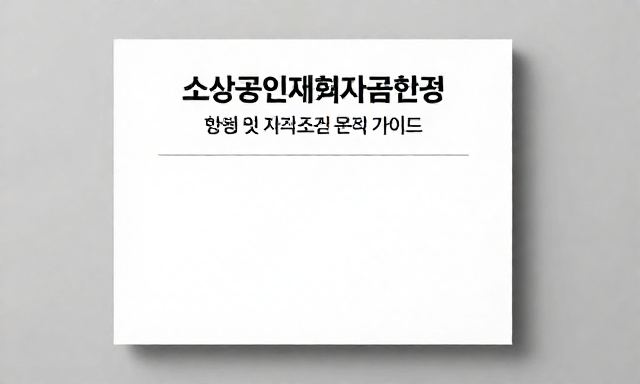 소상공인정책자금신청 관련 이미지 - 소상공인정책자금신청 방법 및 자격 조건 완벽 가이드